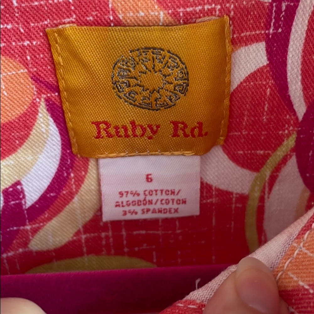 Ruby Road Cropped Button Front Multi ColorJacket - Picture 4 of 10